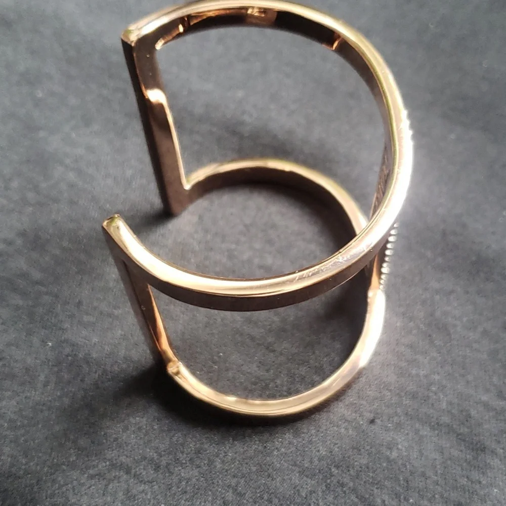Vince Camuto Rose Goldtone Rhinestone Bracelet - Picture 2 of 6